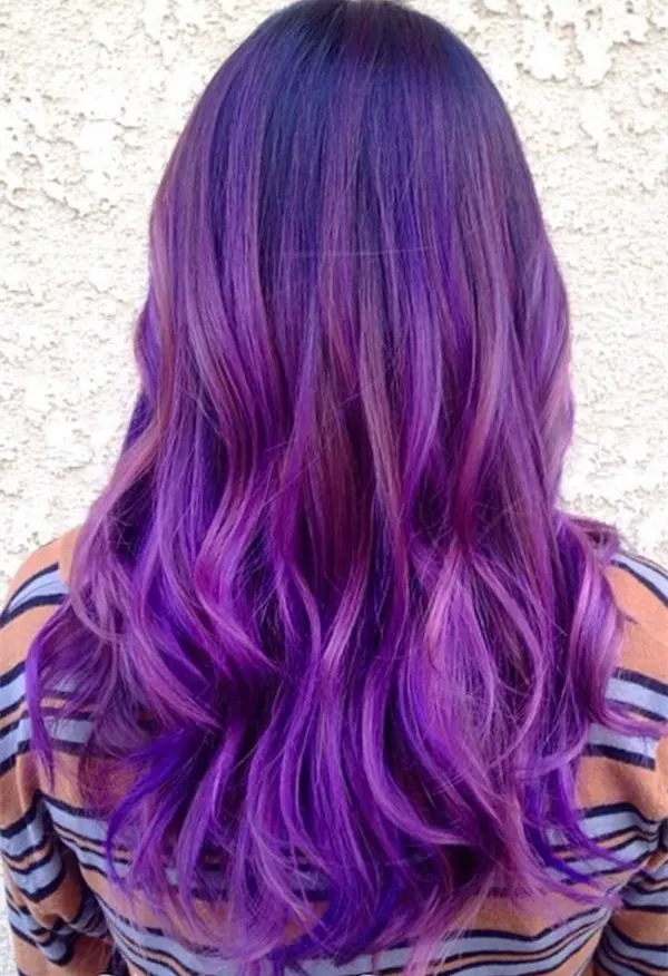 41 Beautiful Blue and Purple Hair Color Ideas – HairstyleCamp