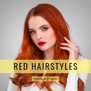 red hairstyle - hair color idea