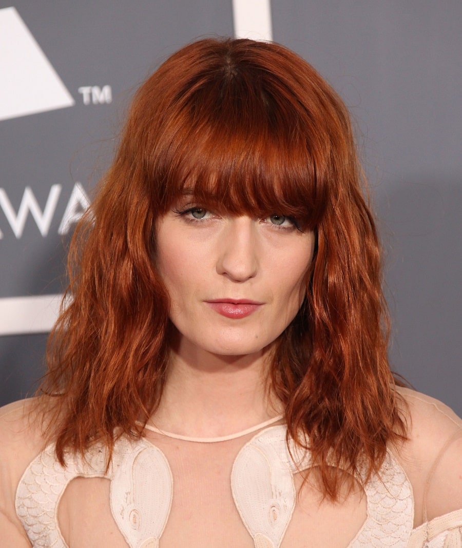 Red Haired Female Singer Florence Welch