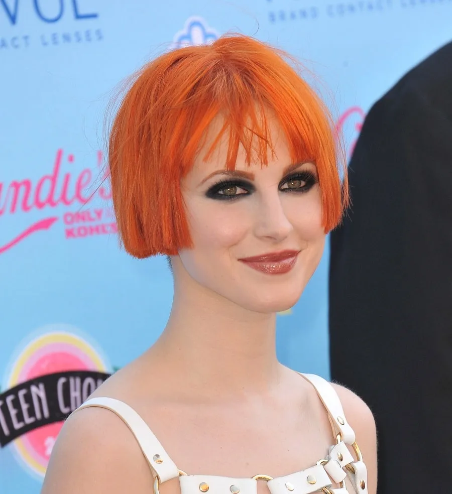 Red Haired Female Singer Hayley Williams