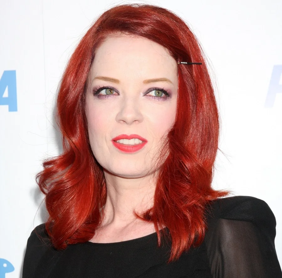 Red Haired Female Singer Shirley Manson