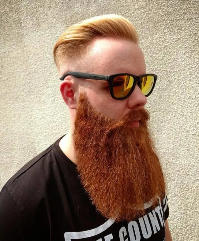 men favorite Red Long Beard Style