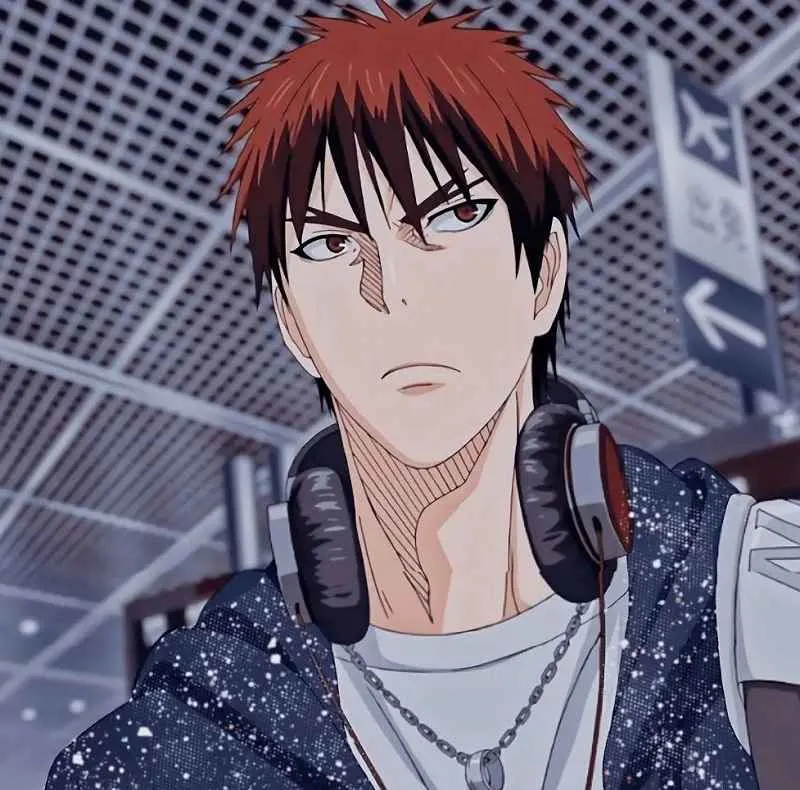 Red-haired Male Anime Characters - Taiga Kagami