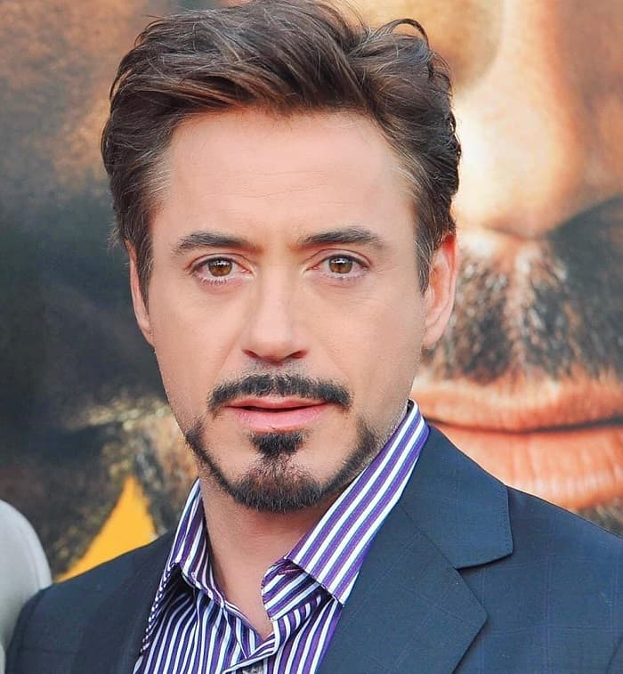 Robert Downey Jr. with Mustache
