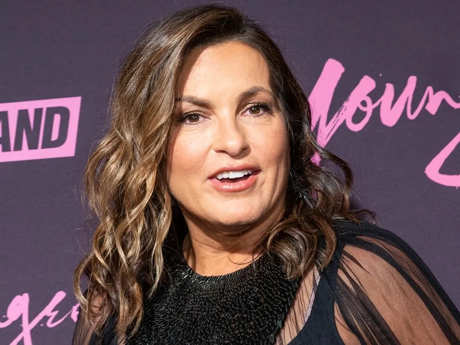 Round Face Shaped Celebrity Mariska Hargitay