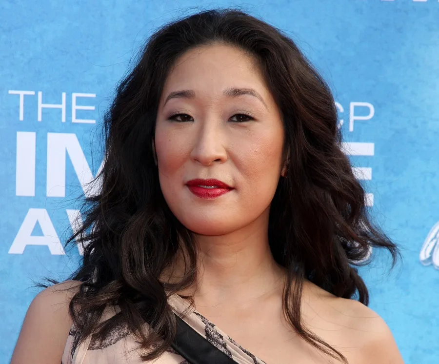 Sandra Oh- Actress With Long Face Shape