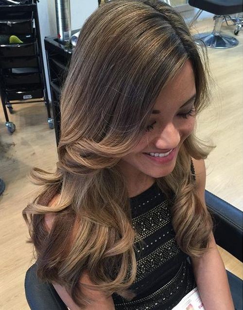 Sandy and Mousy ombre Brown Hair color for young girl