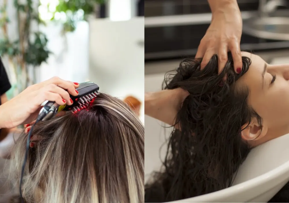 Scalp Salon Treatments for Dry Damaged Hair
