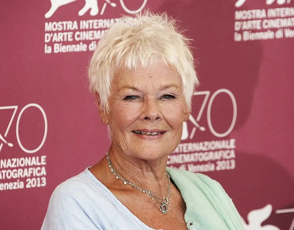 Senior Actress's Spiky Pixie - Judi Dench