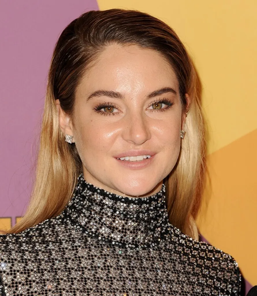 Shailene Woodley With Blonde Ombre Hair