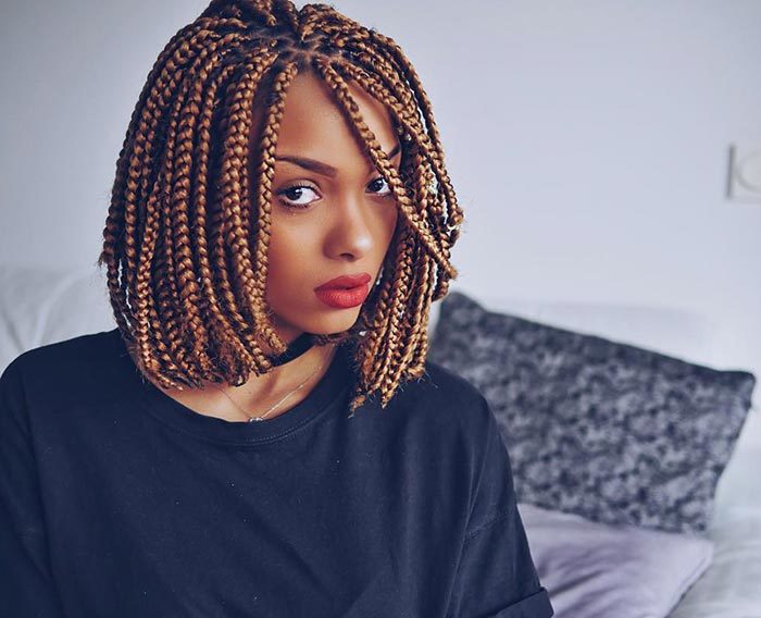 Short Box Braids Hairstyles Hairstyle Guides 5988