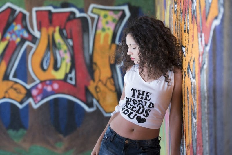 short length curly hair