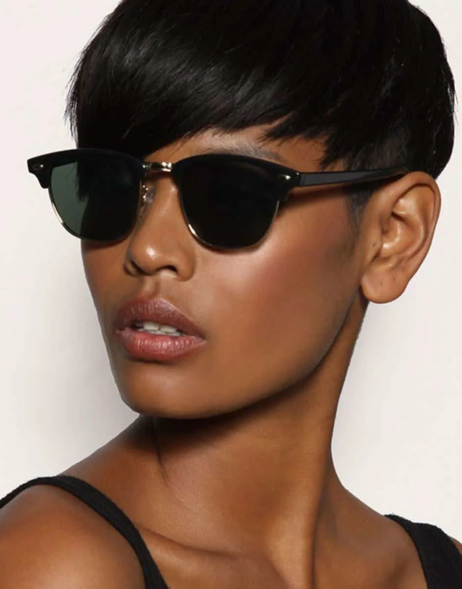 trendy short haircuts for black young women