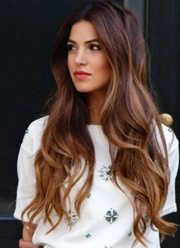 Highlights Brown Hair Color for girl 