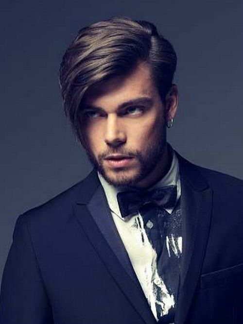  Long Side Part hairstyle for men 