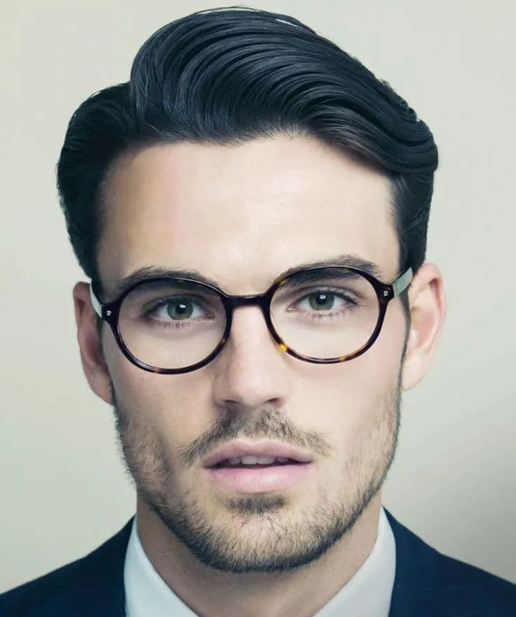 wave Side Part Hairstyle for men 