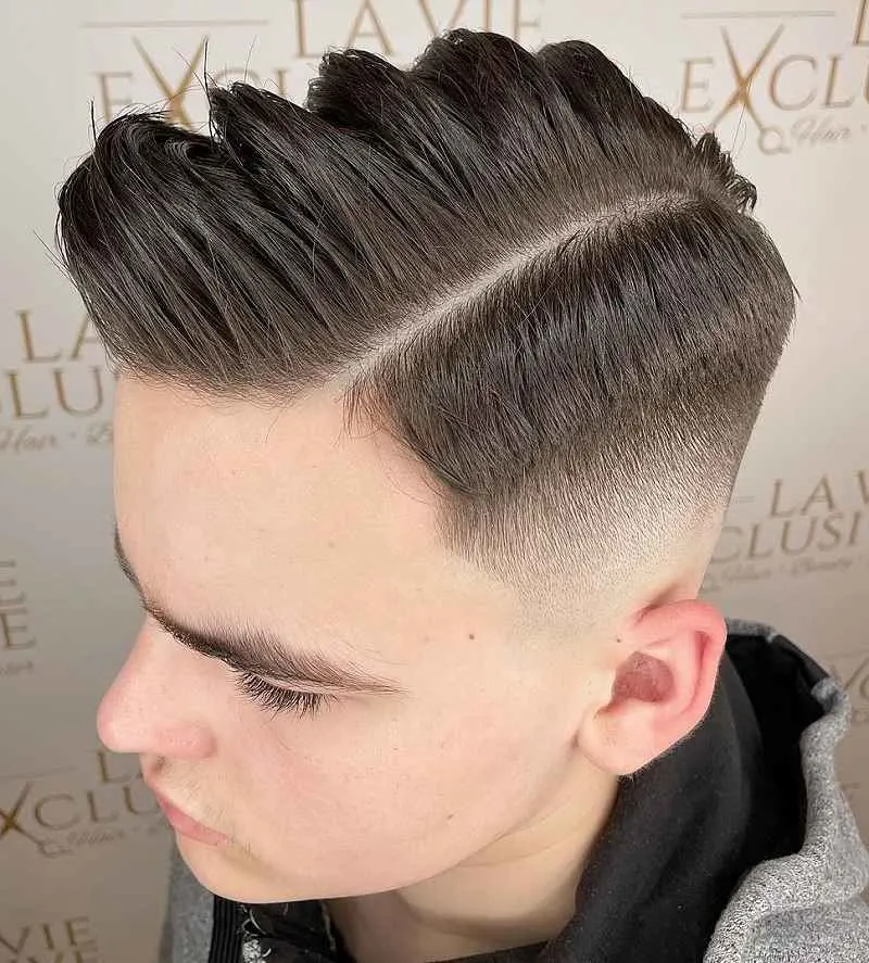 Side Swept Hair for Young Men