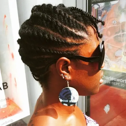 Simply Cornrows twists hairstyle