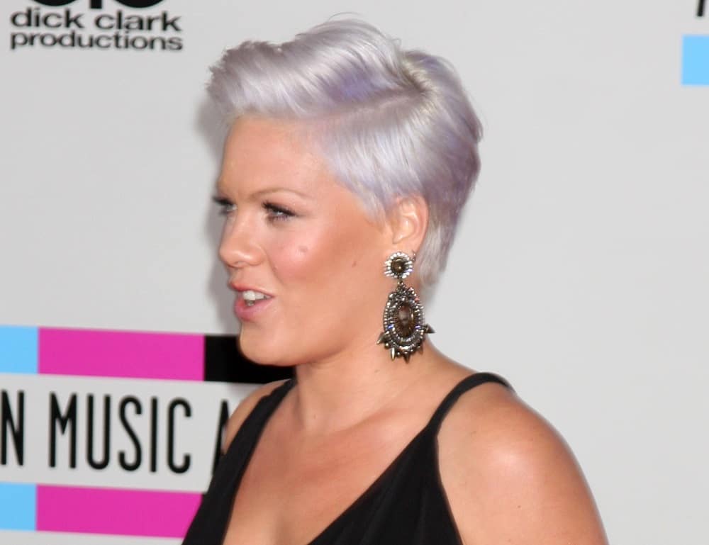 Singer Pink's Pixie Hairstyle