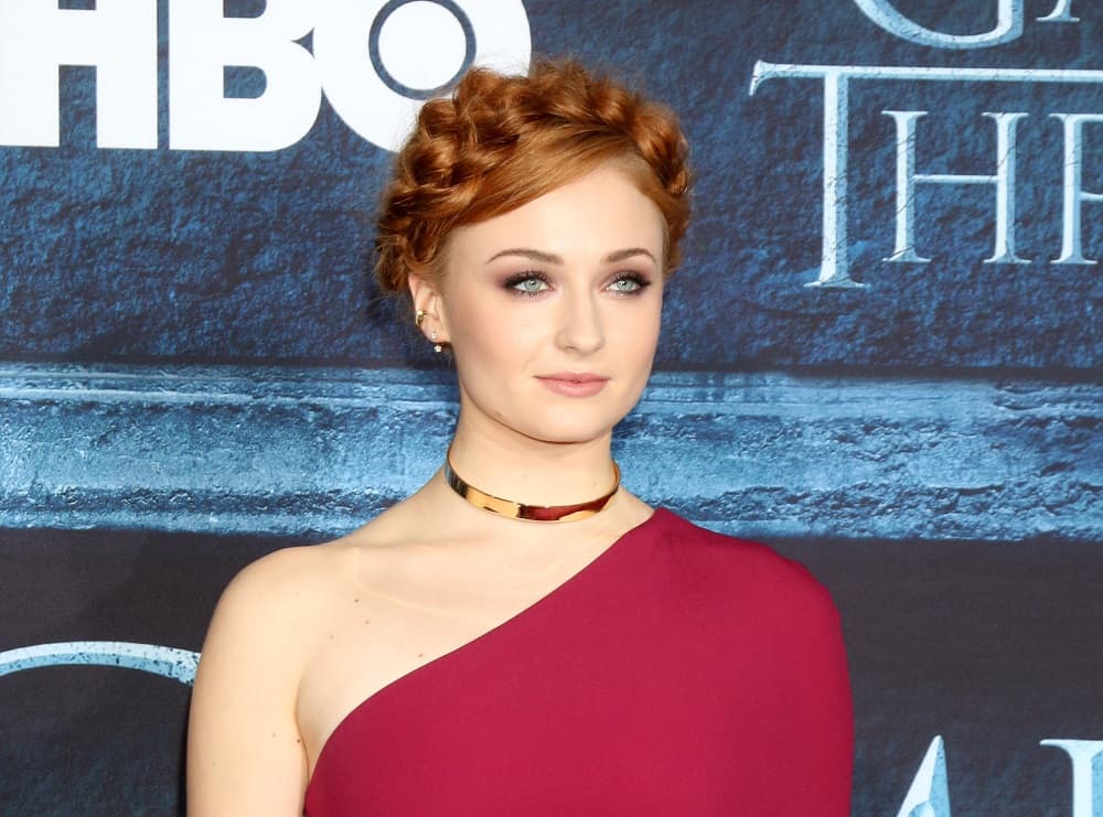 Sophie Turner - celebrity with long hairstyle