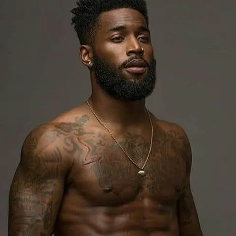     Spruce beard style for black men 