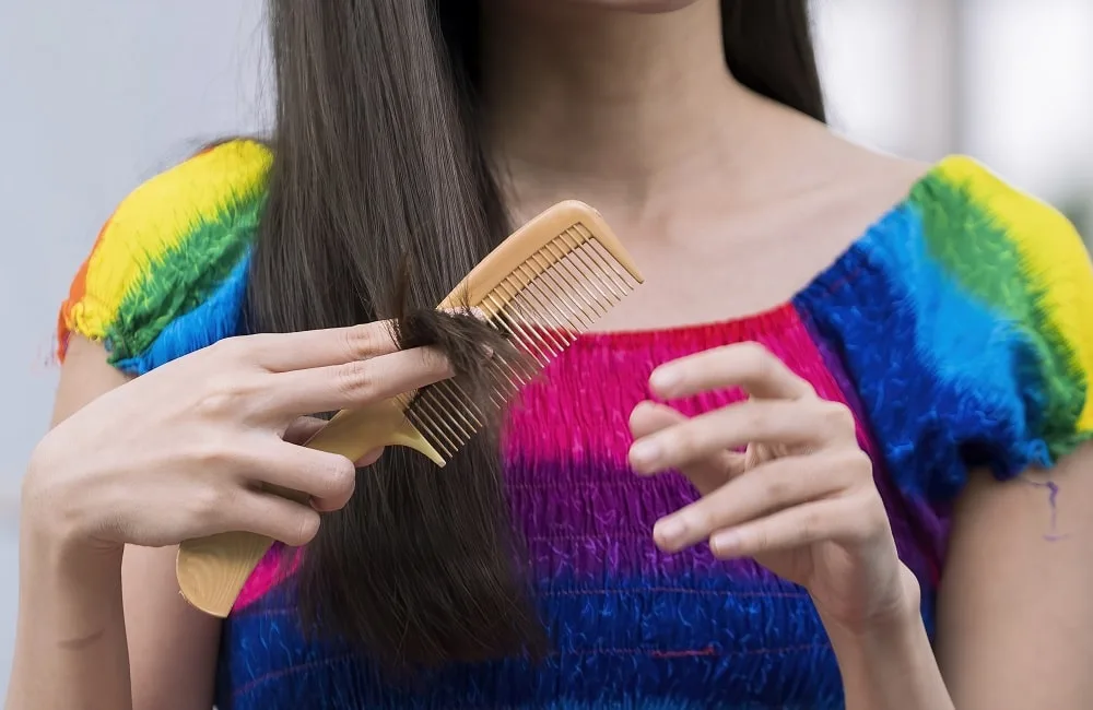 Steps To Wrap Hair at Night - Detangle Hair