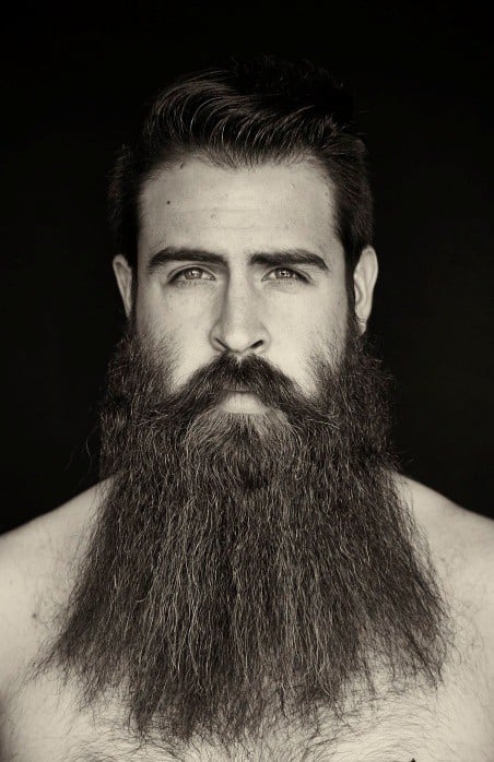 Straight to the point long beard styles for men