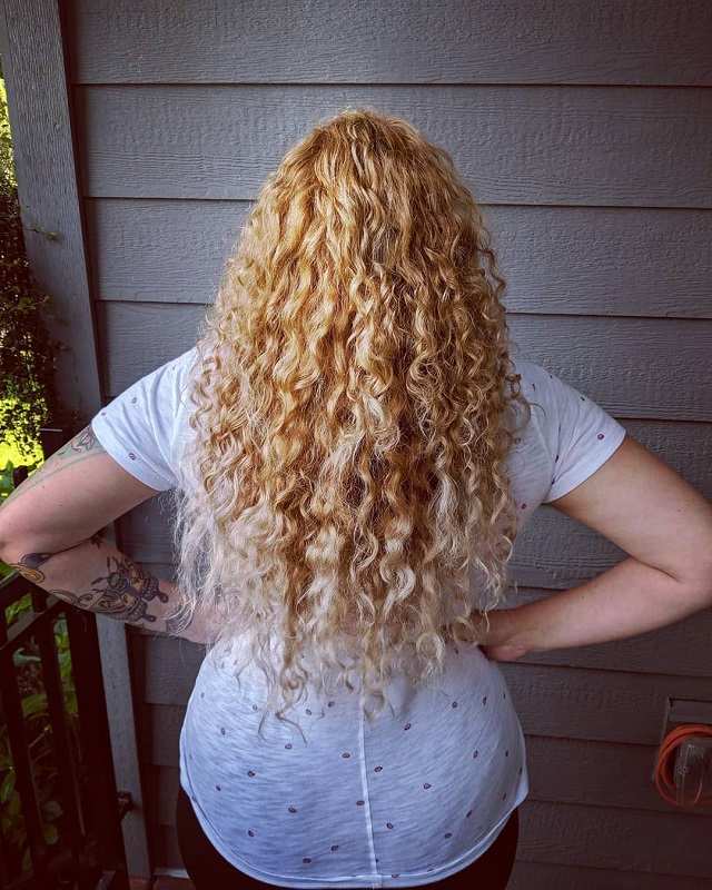 Strawberry Blonde Curly Hair