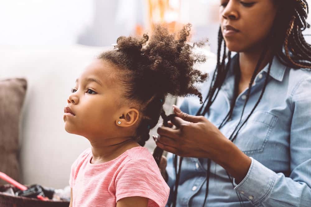 Styling Black Baby's Hair