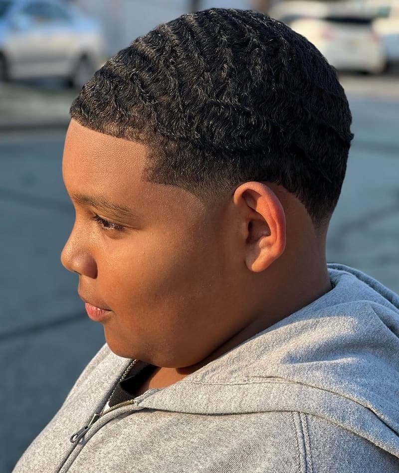 Tapered 360 waves for 16 year old boys