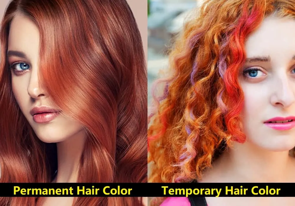 Temporary Hair Color vs. Permanent Hair Color