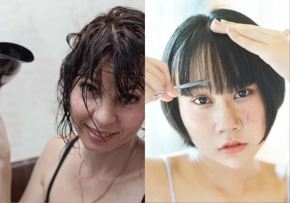 Tips for Styling Thin Bangs