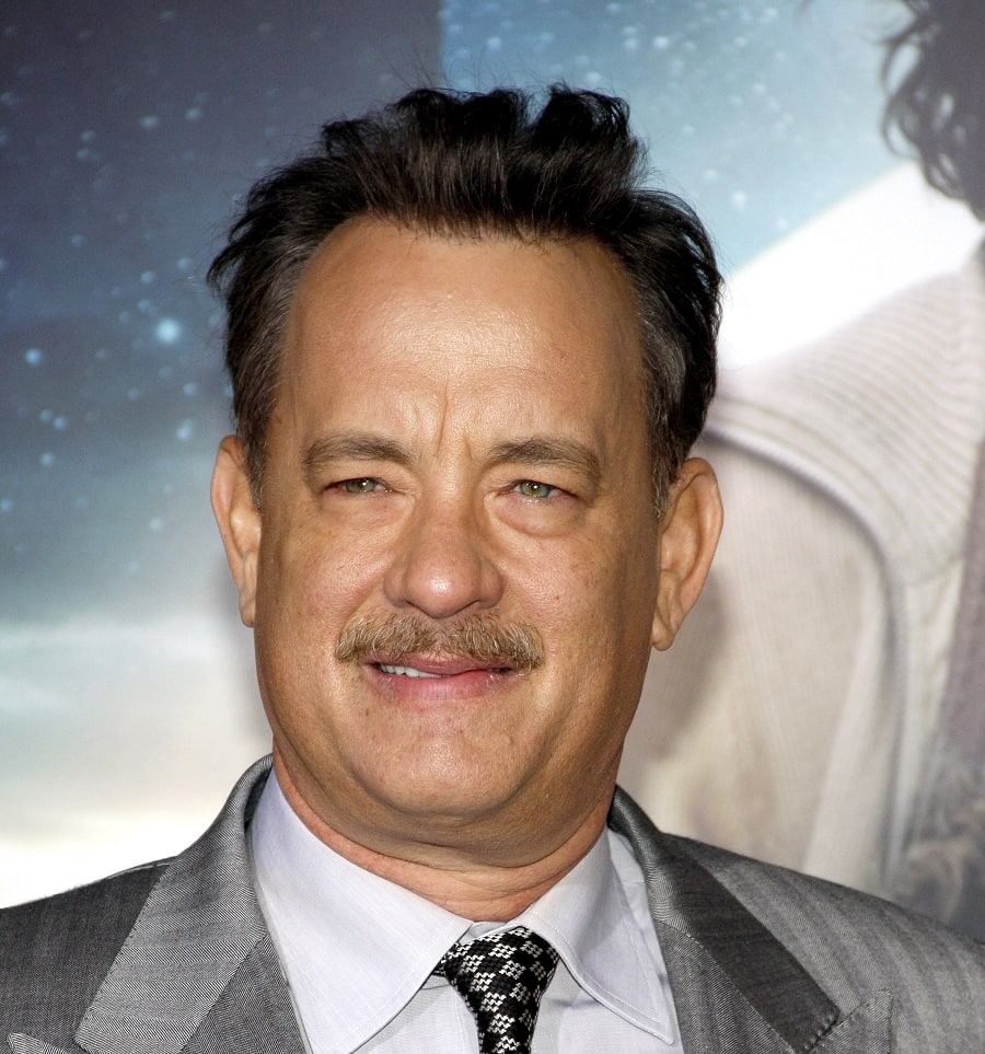 Tom Hanks With Mustache