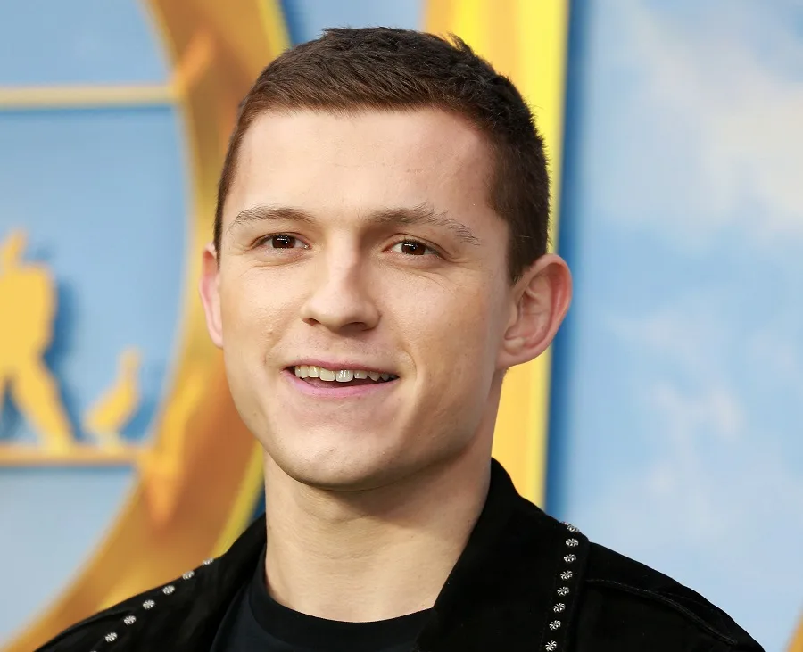 Tom Holland short haircut