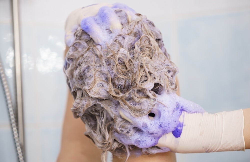 Toning Shampoo for Removing Bleach