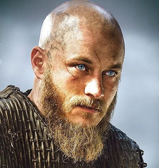 Travis Fimmel with Shaved Head and Beard