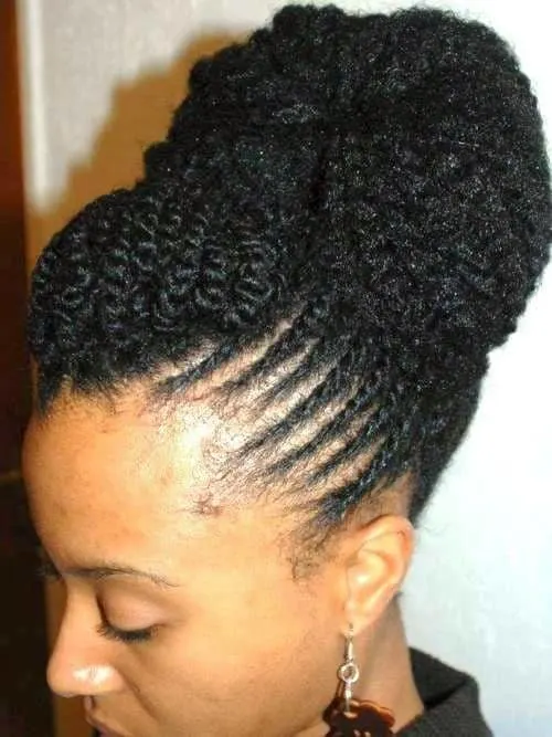 Two Strand Twist Updos