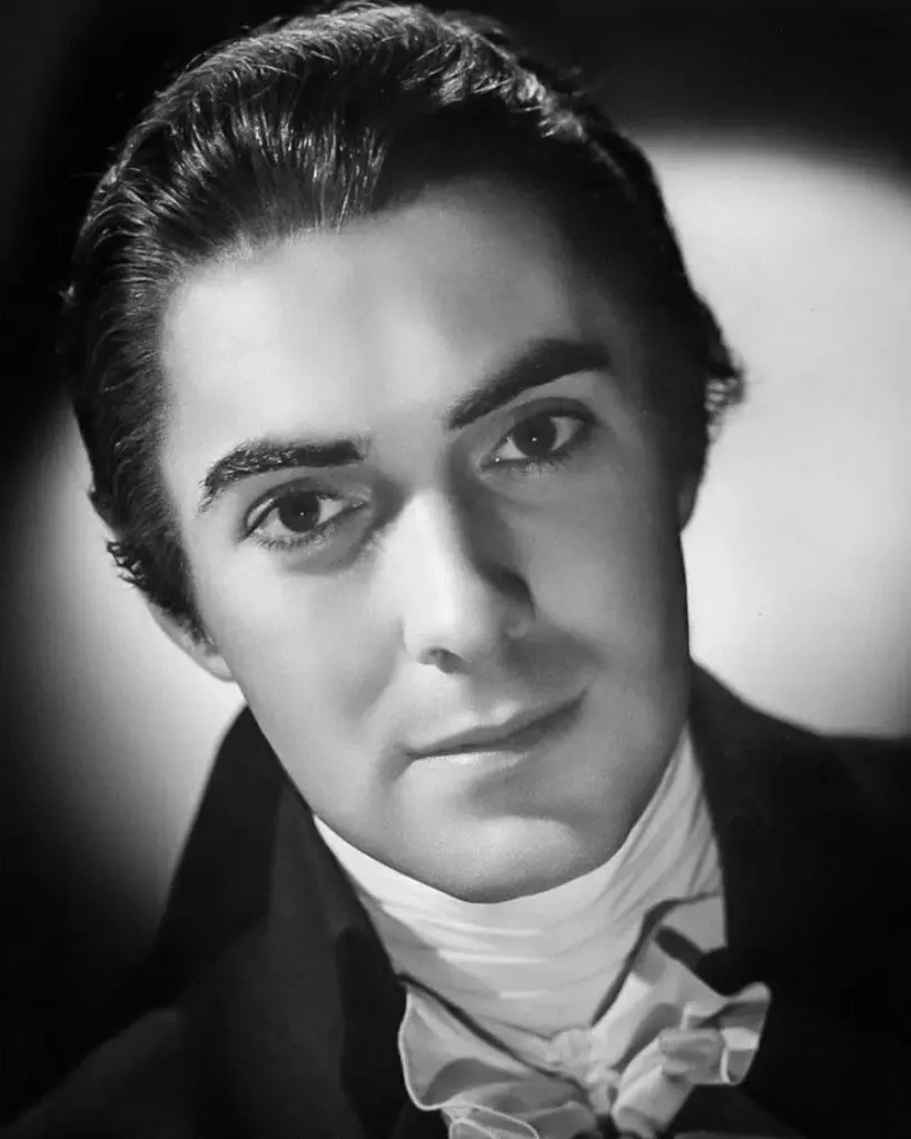 Tyrone Power 1930s Pompadour Hairstyle