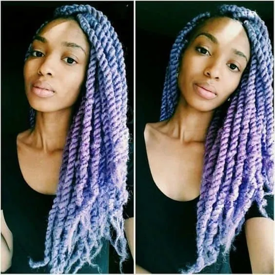 young girl favorite Unicorn Twists hairstyle 