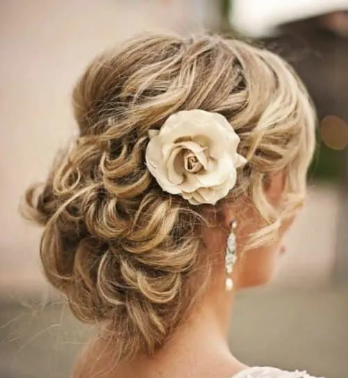 Updo with Waves and Wisps mother of bride hairstyle