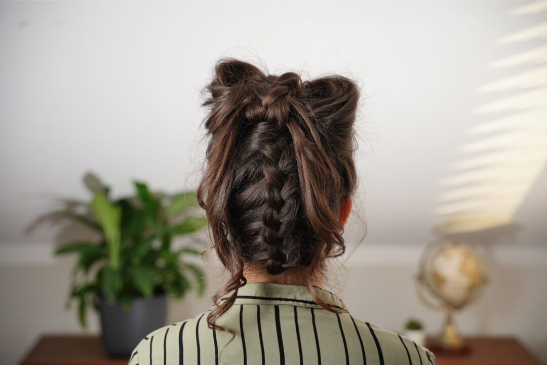 How to Do an Upside-Down Dutch Braid With a Big Bow
