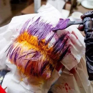Can I Use Purple Over Bleached Yellow Hair?