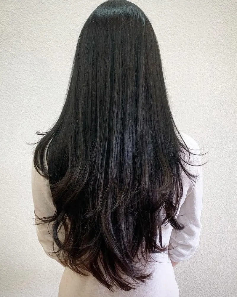 V Shaped Long Hair With Layers .webp