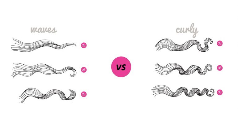 wavy hair vs curly hair