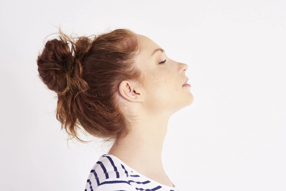 Wearing Hair Up A Lot Causes Straight Top and Curly Bottom Hair