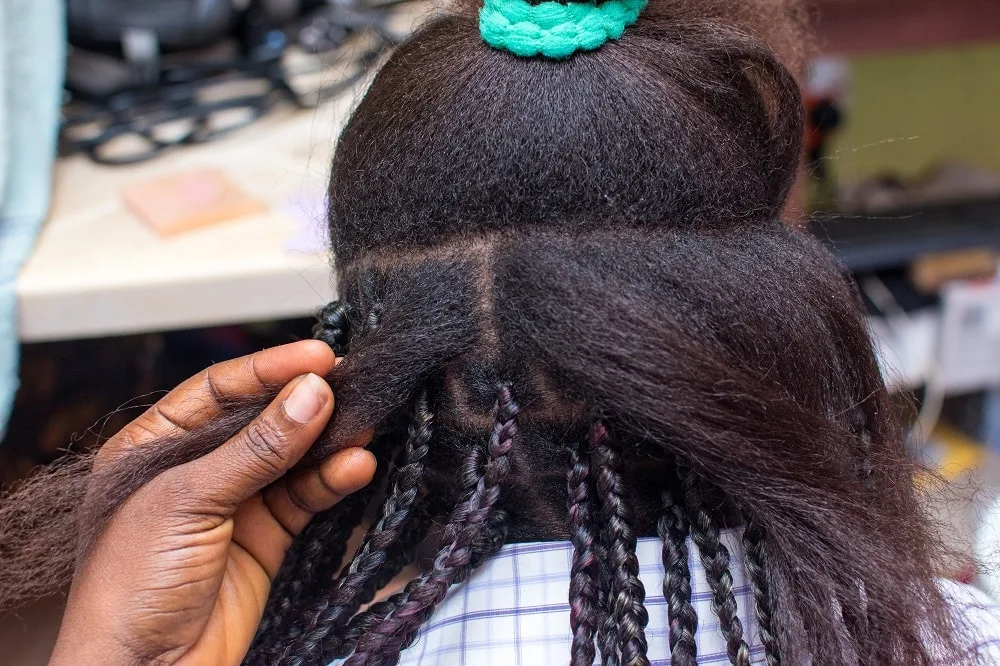 What Causes Relaxed Hair Breakage - Ignoring Protective Styles