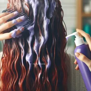 what happens when you put purple shampoo on your red hair