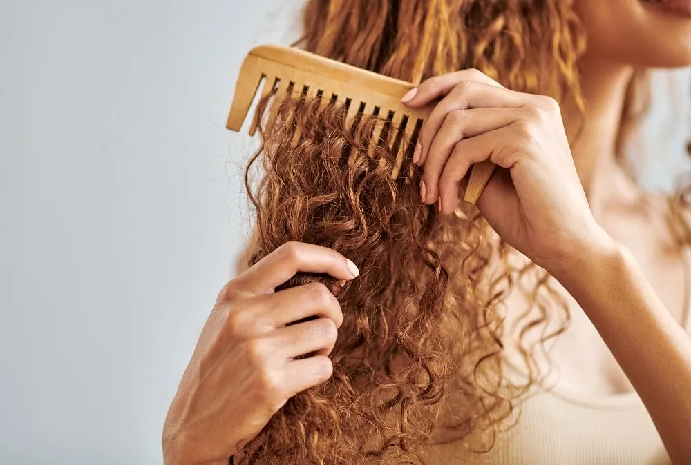 What to Avoid After Getting a Perm - Brushing Hair