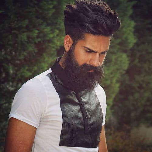mens cool Wild Beard style 