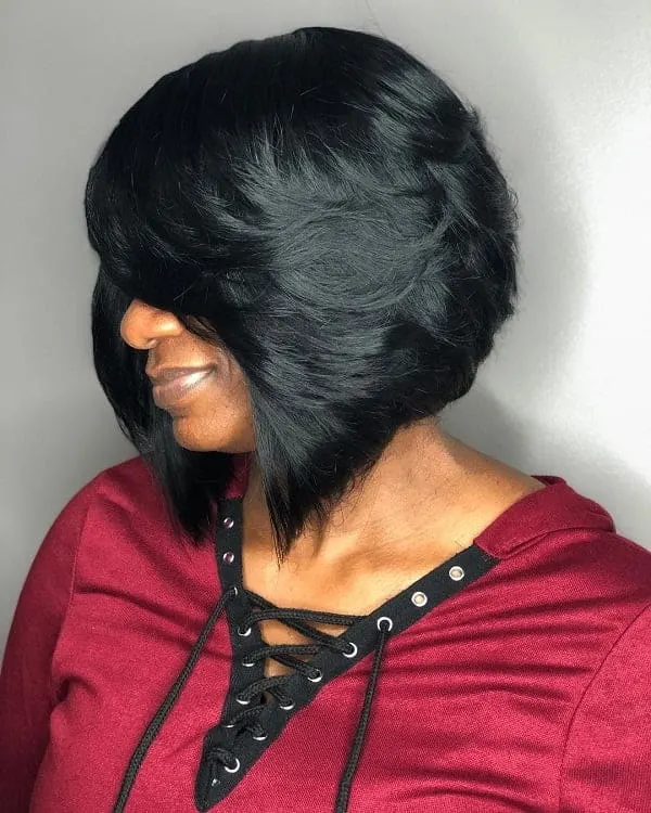 A Line Bob for Black Women